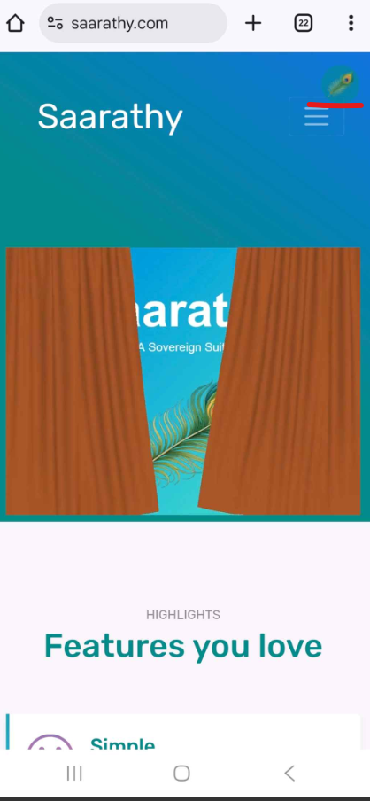 Open domain in browser